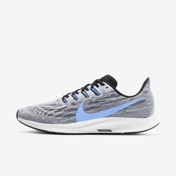 Nike Air Zoom Pegasus 36 - Férfi Futócipő - Fehér/Fekete/Platina/Kék